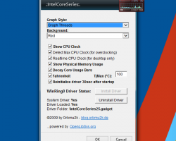 Intel Core Series settings