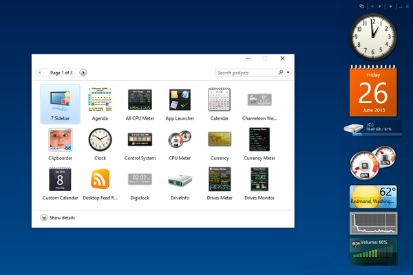 download gadgets for windows 10 pro