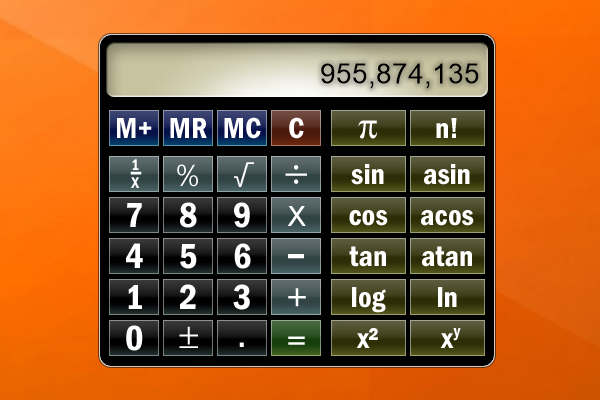 Glass Calculator Windows 10 Gadget Win10Gadgets