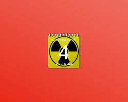 Radioactive Calendar