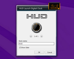 hud launch clock settings