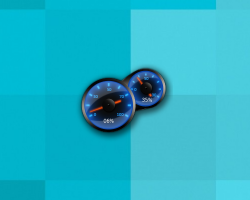 Blue Speed Meter
