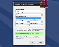 All CPU Meter settings