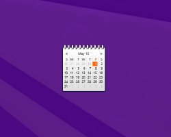 ZeroG Calendar gadget