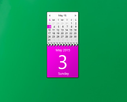 Color Calendars gadget