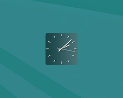 SimpleS Clock windows gadget