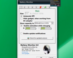 Battery Monitor settings