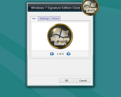 Windows 7 Signature Edition Clock settings