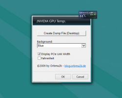 NVIDIA GPU Temp settings