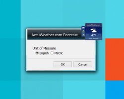 AccuWeather Forecast settings