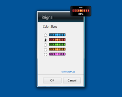 Isignal WiFi Widget settings
