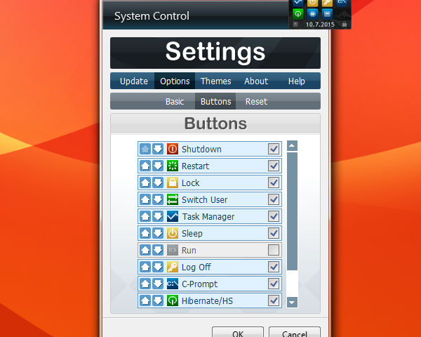 System Control Windows 10 Gadget - Win10Gadgets