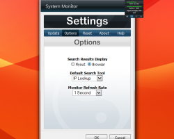 System Monitor settings
