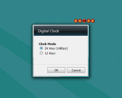 Digital Clock settings