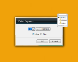 Drive Explorer settings