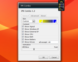 iPK Combo settings