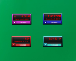 Digital Alarm Clock gadget