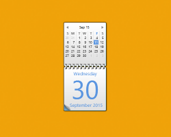 Ice Calendare widget