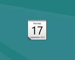 Musty Calendar widget