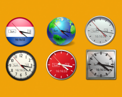 Netherlands Clock gadget