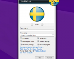 Sweden Clock settings