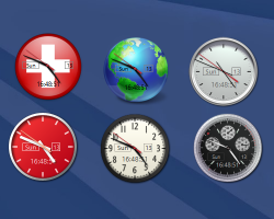 Switzerland Clock gadget