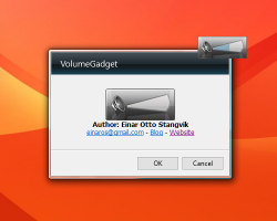 Volume Gadget settings