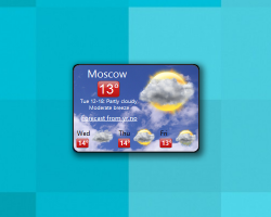 Weather Forecast windows 10 gadget