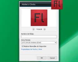Adobe's Clocks settings