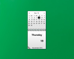 The Beatles Calendar widget