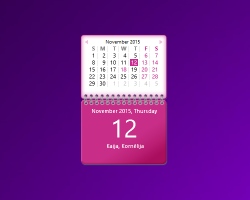 Calendar LV gadget