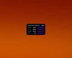 CPU Slim widget