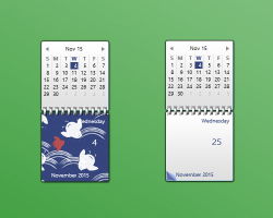 Japanese Calendar gadget