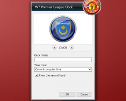 W7 Premier League Clock settings