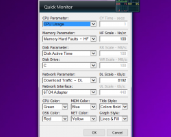 Quick Monitor settings