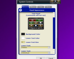 Desktop System Control settings